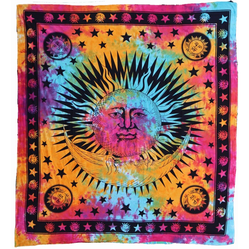 Narzuta - Słońce - 210 x 240 cm | Indie