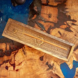 Drewniana Podstawka Pod Kadzidełka Zodiak | Indie