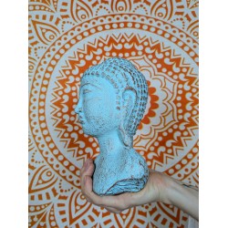 Głowa Spokojnego Buddy - Zielona | Indonezja