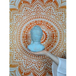 Głowa Spokojnego Buddy - Zielona | Indonezja