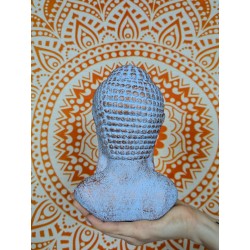 Głowa Spokojnego Buddy - Niebieska | Indonezja