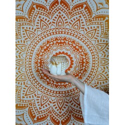 Kominek Zapachowy GŁOWA BUDDY - Kość Słoniowa