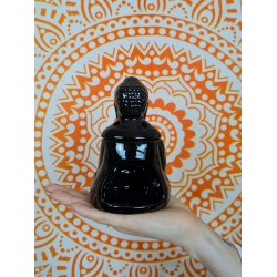 Kominek Zapachowy SIEDZĄCY BUDDA - Czarny