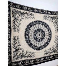 Narzuta - Słonie - 210 x 240 cm | Indie