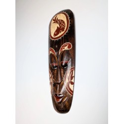 Drewniana maska ścienna - Ryba | Indonezja