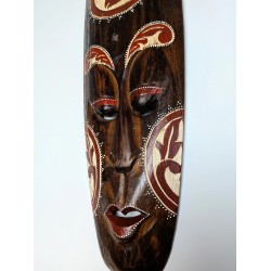 Drewniana maska ścienna - Ryba | Indonezja