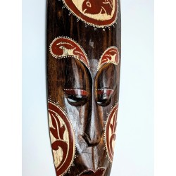 Drewniana maska ścienna - Ryba | Indonezja