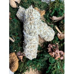 Zestaw - Biała Szałwia Indyjska 10 cm 30g  - 4 x Walec