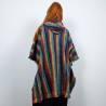 poncho z kapturem - kolorowe | indie