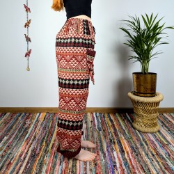 ciepłe spodnie NANDA - czerwone | indie