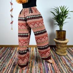 ciepłe spodnie NANDA - czerwone | indie