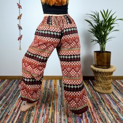 ciepłe spodnie NANDA - czerwone | indie