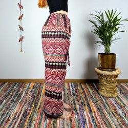 ciepłe spodnie NANDA - różowe | indie