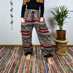 ciepłe spodnie NANDA - czarne | indie