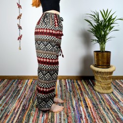 ciepłe spodnie NANDA - czarne | indie