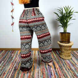 ciepłe spodnie NANDA - czarne | indie