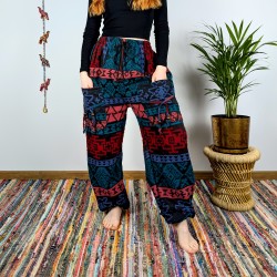 ciepłe spodnie NANDA - multicolor i | indie