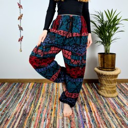ciepłe spodnie NANDA - multicolor i | indie