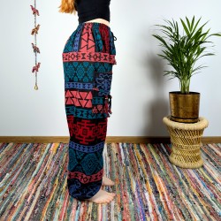 ciepłe spodnie NANDA - multicolor i | indie