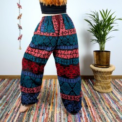 ciepłe spodnie NANDA - multicolor i | indie