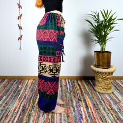 ciepłe spodnie NANDA - multicolor ii | indie