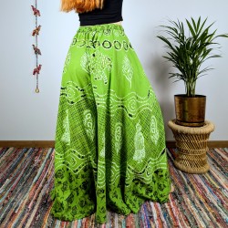 spodnie palazzo RANGOLI - zielone | indie