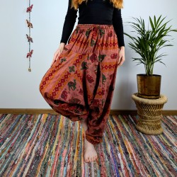 szarawary NOMAD - czerwone | indie