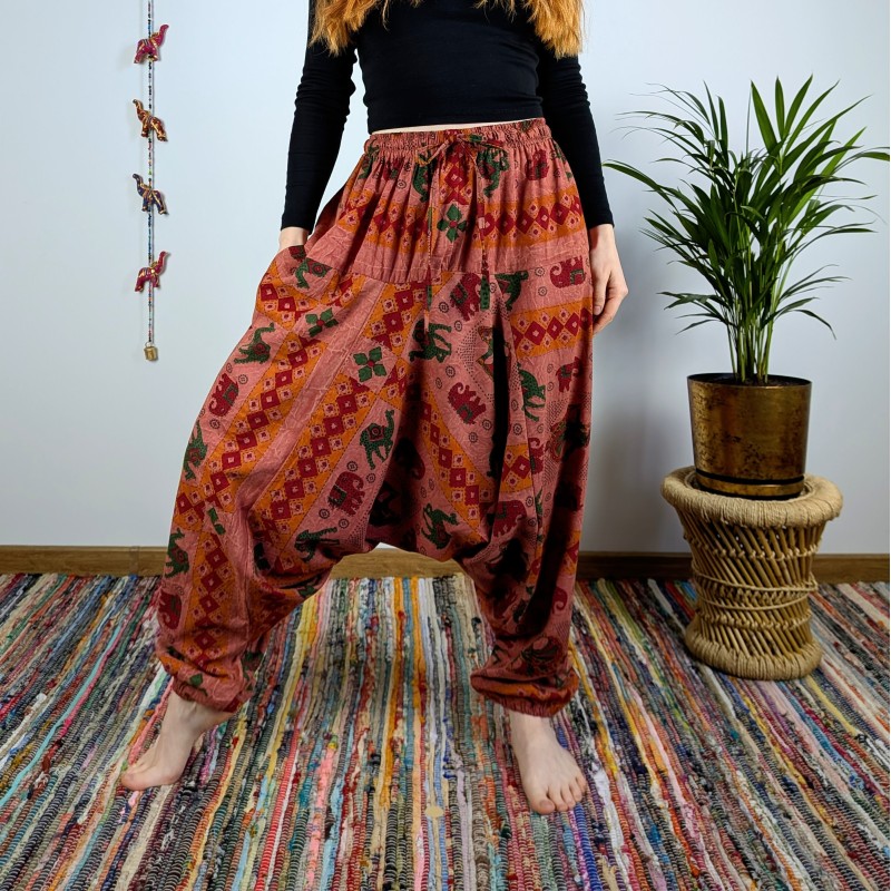 szarawary NOMAD - czerwone | indie