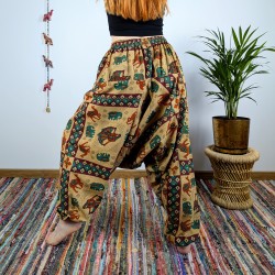 szarawary NOMAD - żółte| indie