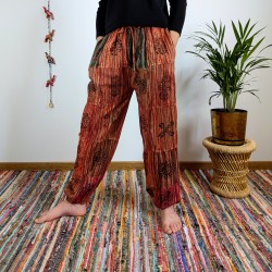 spodnie BAGRU - czerwone - indie