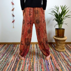 spodnie BAGRU - czerwone - indie