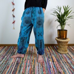 spodnie BAGRU - niebieskie - indie