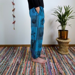 spodnie BAGRU - niebieskie - indie