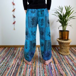 spodnie BAGRU - niebieskie - indie