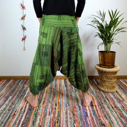 szarawary BAGRU - zielone - indie