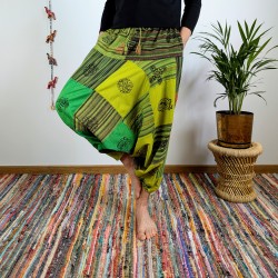 szarawary BAGRU - zielone - indie