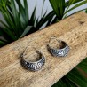kolczyki półksiężyce mosiądz srebro etno | indie