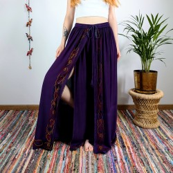 spodnie ZARI - fioletowe | indie