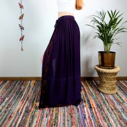 spodnie ZARI - fioletowe | indie