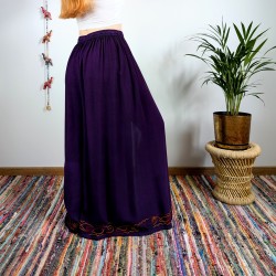 spodnie ZARI - fioletowe | indie