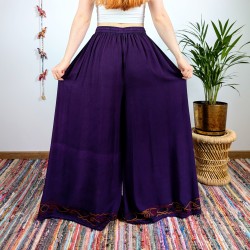 spodnie ZARI - fioletowe | indie