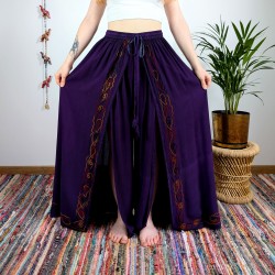 spodnie ZARI - fioletowe | indie