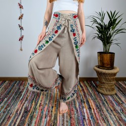 spodnie VINYASA - beżowe | indie