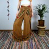 spodnie VINYASA - brązowe | indie