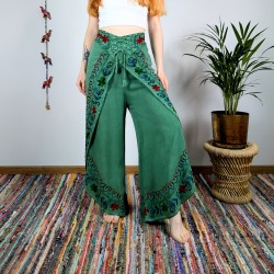 spodnie VINYASA - zielone | indie