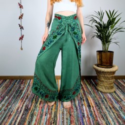 spodnie VINYASA - zielone | indie