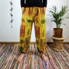 spodnie patchworkowe BAGRU - żółte | indie