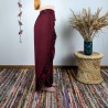 spodnie kopertowe VINYASA - burgundowe | indie