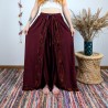 spodnie palazzo ZARI - burgundowe | indie
