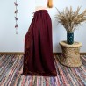spodnie palazzo ZARI - burgundowe | indie